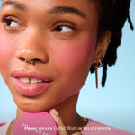 GetSet™ Matte Powder Blush in Feliz Fresca and BeachPlease Cream Blush in Happy Hour [The Tower 28 Beauty Cheeky Duo in Hot Pink Cheeks]