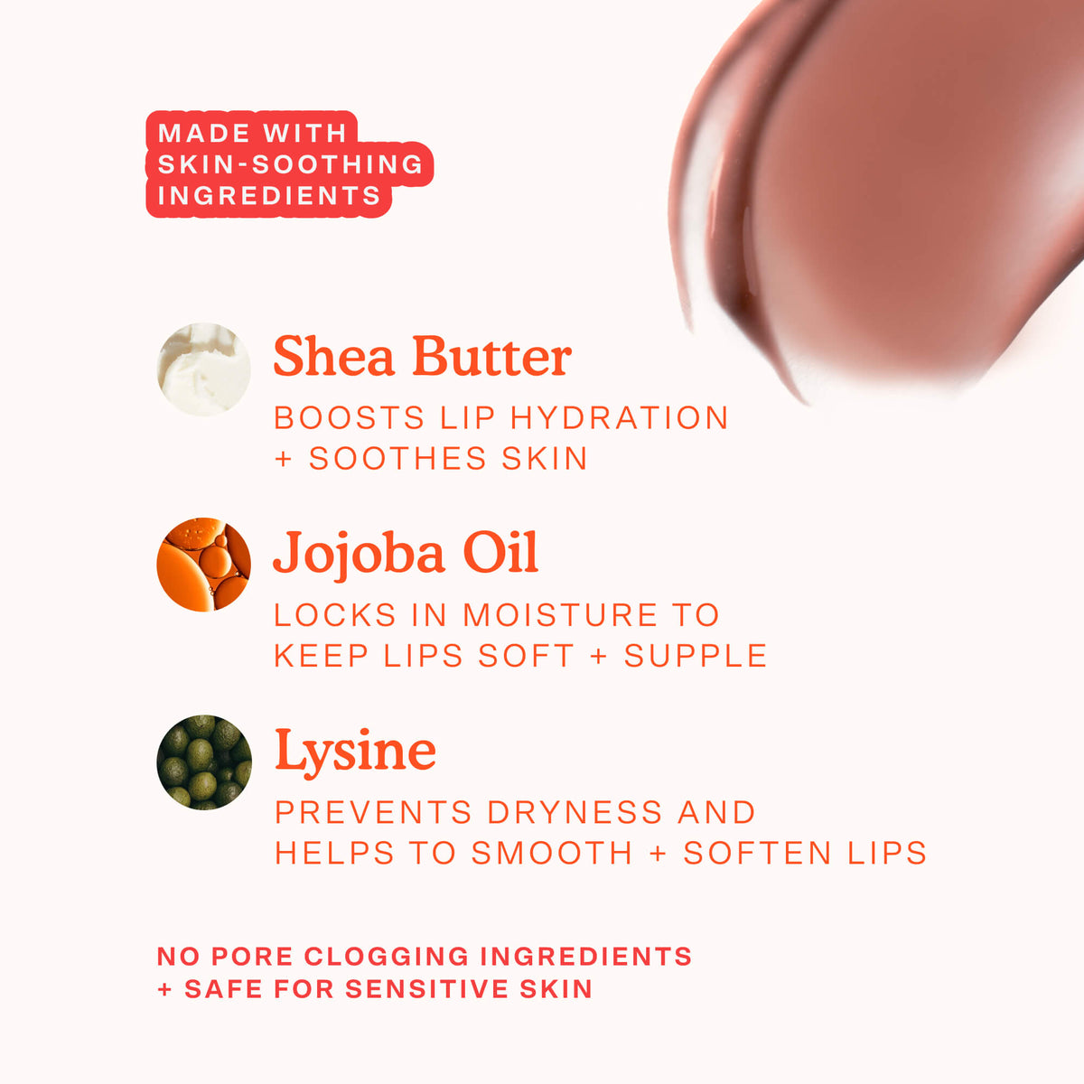 [The key ingredients of Tower 28 Beauty LipSoftie™ Lip Treatment Sugar Plum listed out]