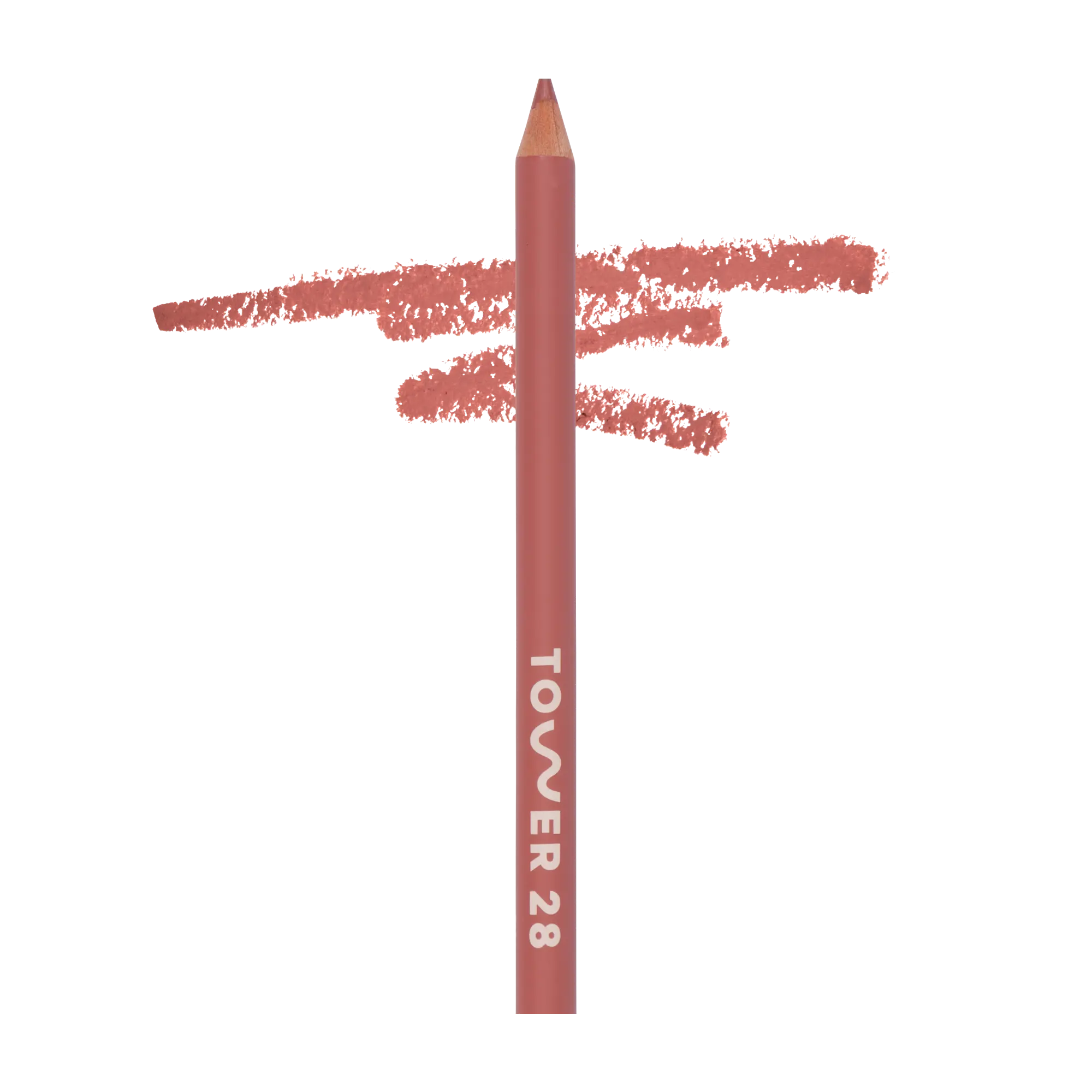 The Tower 28 Beauty OneLiner Lip Liner in the shade Check Me Out. [Check Me Out]