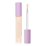 Tower 28 Beauty Swipe Serum Concealer in the shade 1.0 BH, shown with the tube standing upright next to the open applicator wand to reveal the product. [1.0 BH]